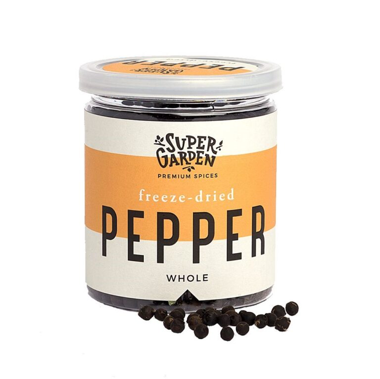 Freeze-dried black pepper