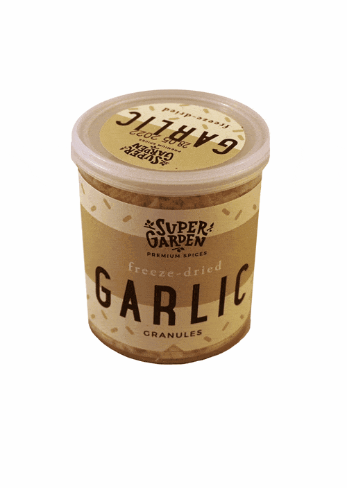 Freeze-dried garlic gif