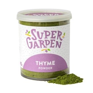 Freeze-dried thyme powder with crumbs