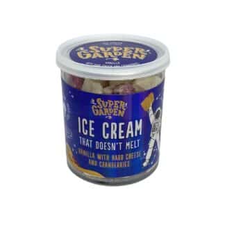 Сублимированное ванильное мороженое с сыром и клюквой